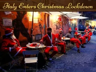 Italy enters Christmas lockdown